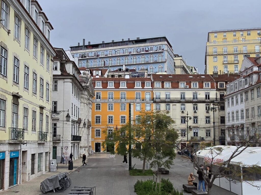 A square in Lisbon